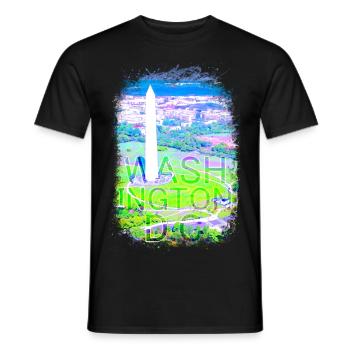 Monument - T-shirt homme - noir - Devant - AI Model Male 178 light (178cm)