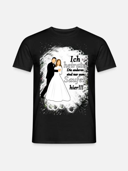 Junggesellenabschied - Männer T-Shirt - Schwarz