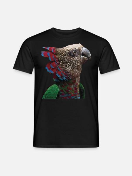 Der Cacique-Papagei - Männer T-Shirt - Schwarz