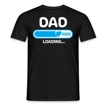 Papa Père 2022 Félicitations - T-shirt homme - noir - Devant - AI Model Male 178 light (178cm)