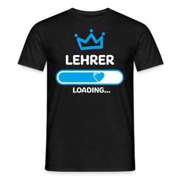 Lehrer Lehramt Krone - Männer T-Shirt - Schwarz - Vorne - AI Model Male 178 light (178cm)