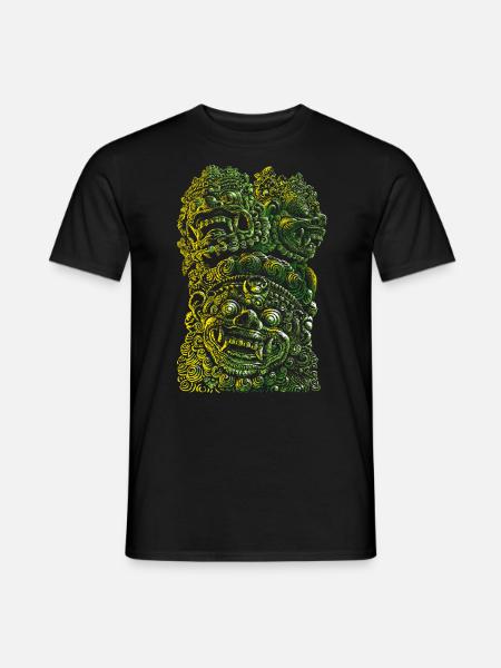 Mayan Statue - Men's T-Shirt - black