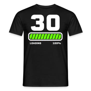 40 years anniversary - Men's T-Shirt - black - Front - AI Model Male 178 light (178cm)
