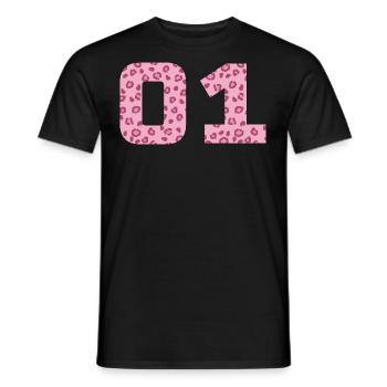 01 - Team - Team Sports - Team - Crew - Men's T-Shirt - black - Front - AI Model Male 178 light (178cm)