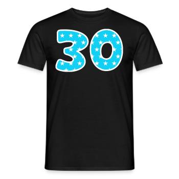 30 - T-shirt homme - noir - Devant - AI Model Male 178 light (178cm)