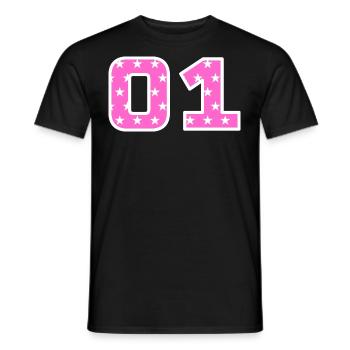Équipe - 01 - T-shirt homme - noir - Devant - AI Model Male 178 light (178cm)