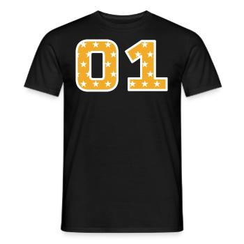 Équipe - 01 - T-shirt homme - noir - Devant - AI Model Male 178 light (178cm)