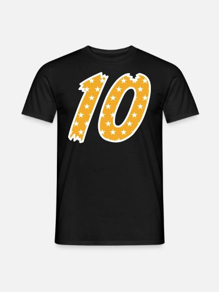 Dix - T-shirt homme - noir