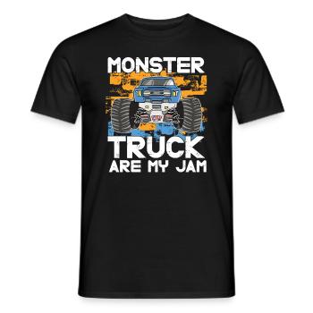 Monster Truck Sind Mein - Männer T-Shirt - Schwarz - Vorne - AI Model Male 178 light (178cm)