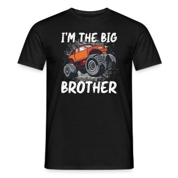 Règles du monster truck ! Camion-amoureux-monstre-camion - T-shirt homme - noir - Devant - AI Model Male 178 light (178cm)