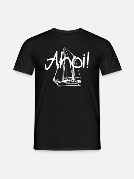 ahoi voile - T-shirt homme - noir