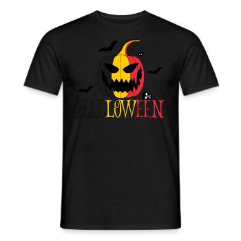 Halloween Belgien - Männer T-Shirt - Schwarz - Vorne - AI Model Male 178 light (178cm)