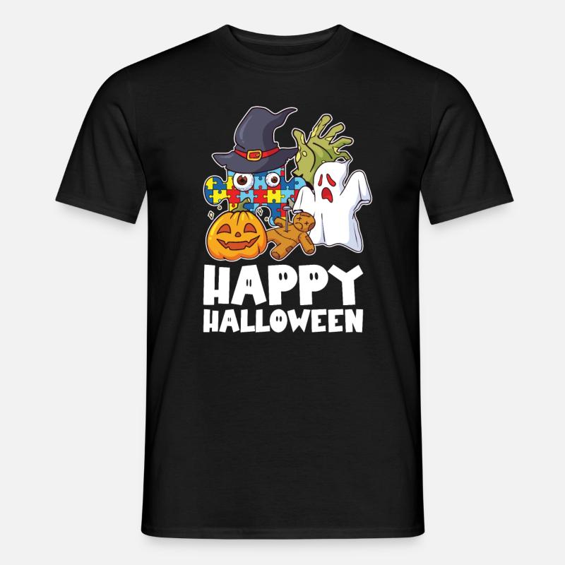 Fröhliches - Männer T-Shirt - Schwarz