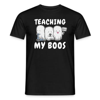 Unterrichten Meiner Boos Grundschullehrer - Männer T-Shirt - Schwarz - Vorne - AI Model Male 178 light (178cm)