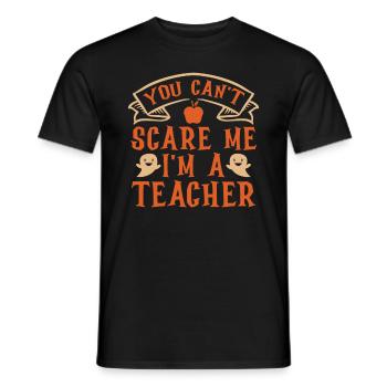 Tu ne peux pas me faire peur, je suis un - T-shirt homme - noir - Devant - AI Model Male 178 light (178cm)