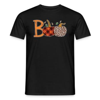 Boo Pumpkin Halloween Costume Halloween Party - T-shirt homme - noir - Devant - AI Model Male 178 light (178cm)