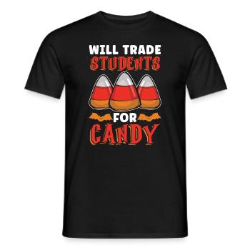 Wird Schüler Gegen Candy Grundschullehrer - Männer T-Shirt - Schwarz - Vorne - AI Model Male 178 light (178cm)