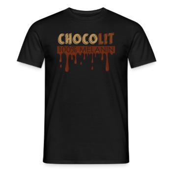 Noirceur Histoire des Noirs Afro-Américains - T-shirt homme - noir - Devant - AI Model Male 178 light (178cm)