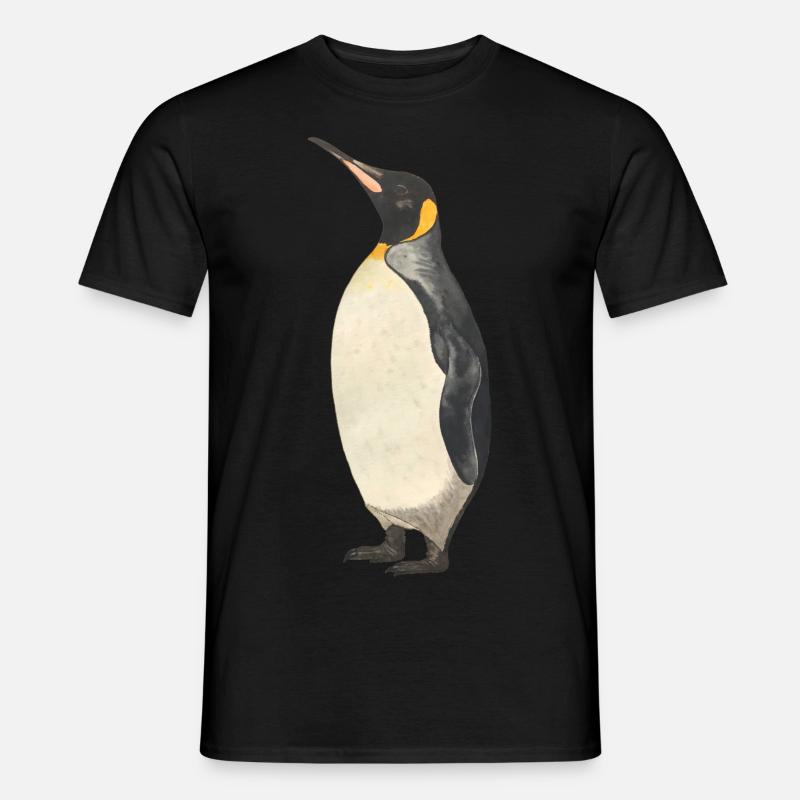 Kaiserpinguin Pinguin - Männer T-Shirt - Schwarz