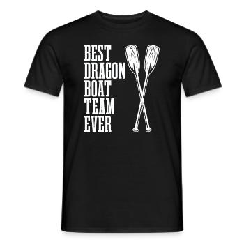 Meilleure équipe de bateau-dragon de tous les temps - T-shirt homme - noir - Devant - AI Model Male 178 light (178cm)