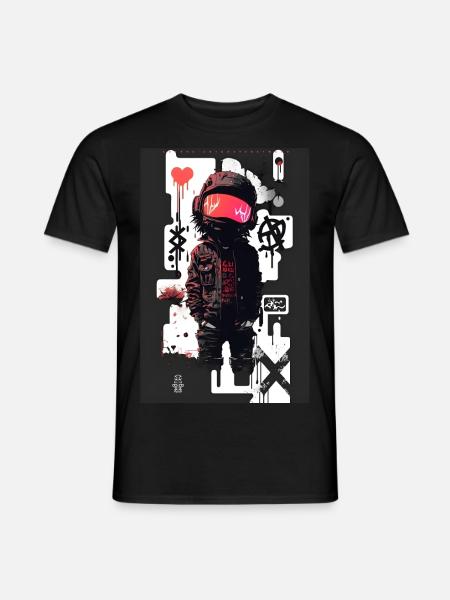Cyberpunk by ART8NS - Art ON Streetwear - Männer T-Shirt - Schwarz