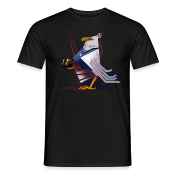 Vooola - T-shirt homme - noir - Devant - AI Model Male 178 light (178cm)