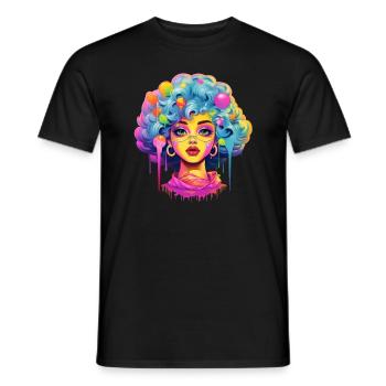 Sweet Candy Girl - Männer T-Shirt - Schwarz - Vorne - AI Model Male 178 light (178cm)