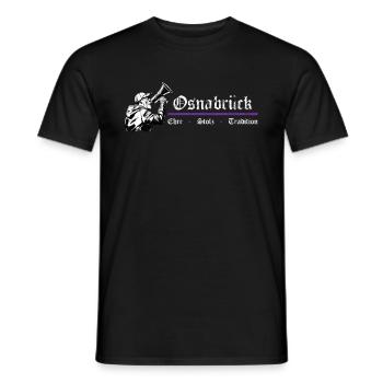 Osnabrück Ehre Stolz Tradition - Männer T-Shirt - Schwarz - Vorne - AI Model Male 178 light (178cm)