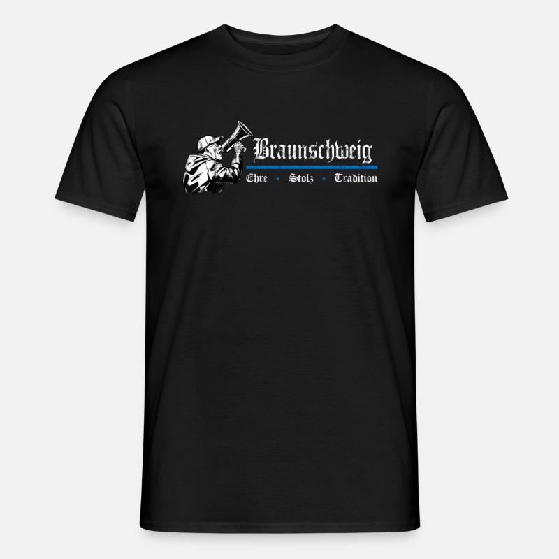 Braunschweig Ehre Stolz Tradition - Männer T-Shirt - Schwarz