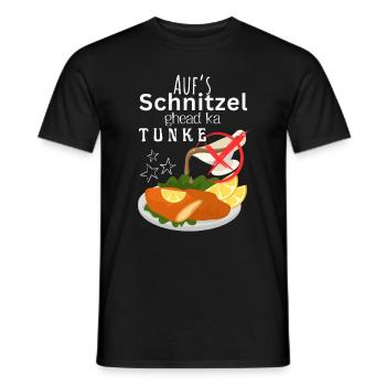 Wiener Schnitzel Tunke Geschenkidee - Männer T-Shirt - Schwarz - Vorne - AI Model Male 178 light (178cm)