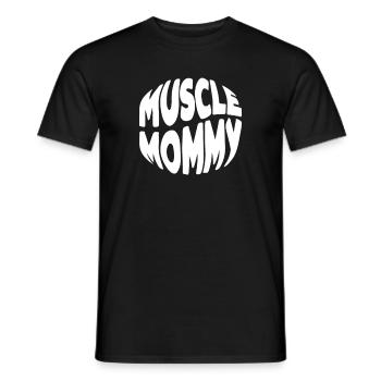Muscle Mommy - Männer T-Shirt - Schwarz - Vorne - AI Model Male 178 light (178cm)
