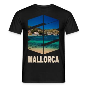 Mallorca Sommer Sonne Strand Meer Palmen Party - Männer T-Shirt - Schwarz - Vorne - AI Model Male 178 light (178cm)