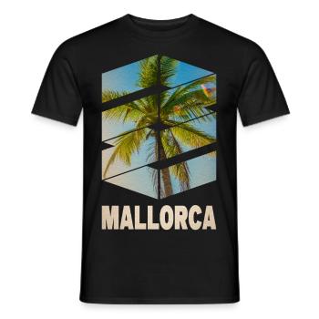 Mallorca Sommer Sonne Strand Meer Palmen Party - Männer T-Shirt - Schwarz - Vorne - AI Model Male 178 light (178cm)