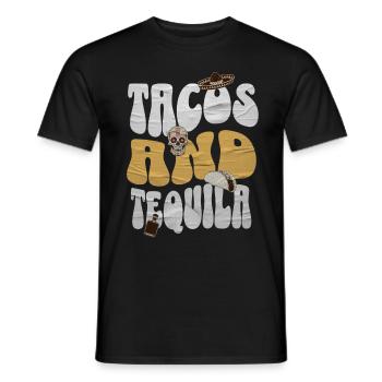 Taco - Männer T-Shirt - Schwarz - Vorne - AI Model Male 178 light (178cm)