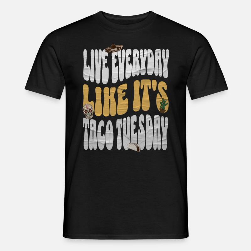 Taco - Männer T-Shirt - Schwarz