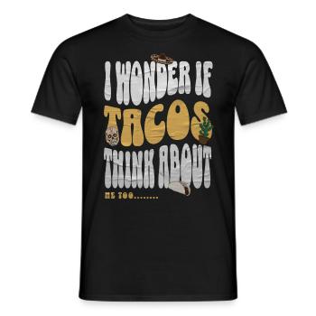 Taco - T-shirt homme - noir - Devant - AI Model Male 178 light (178cm)