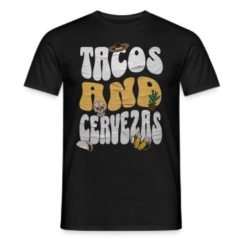 Taco - Männer T-Shirt - Schwarz - Vorne - AI Model Male 178 light (178cm)