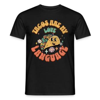 Taco - Men's T-Shirt - black - Front - AI Model Male 178 light (178cm)