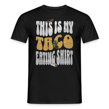 Taco - Men's T-Shirt - black - Front - AI Model Male 178 light (178cm)