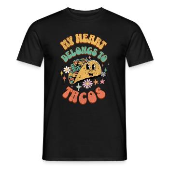 Taco - Men's T-Shirt - black - Front - AI Model Male 178 light (178cm)
