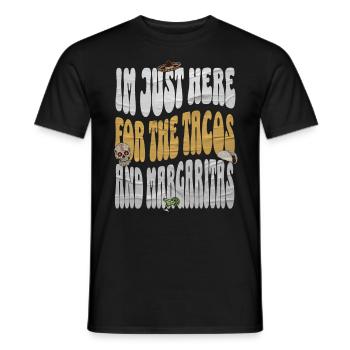 Taco - Men's T-Shirt - black - Front - AI Model Male 178 light (178cm)