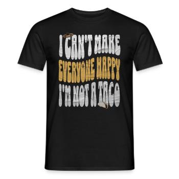 Taco - T-shirt homme - noir - Devant - AI Model Male 178 light (178cm)