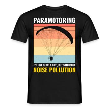 Motorschirmpilot Motorschirm Motorschirm - Männer T-Shirt - Schwarz - Vorne - AI Model Male 178 light (178cm)