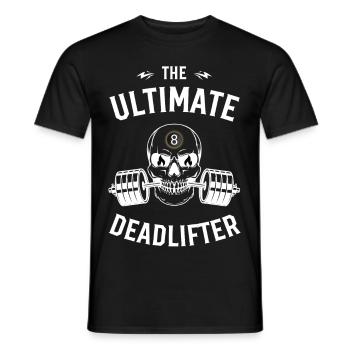the ultimate Deadlifter t shirt - T-shirt homme - noir - Devant - AI Model Male 178 light (178cm)