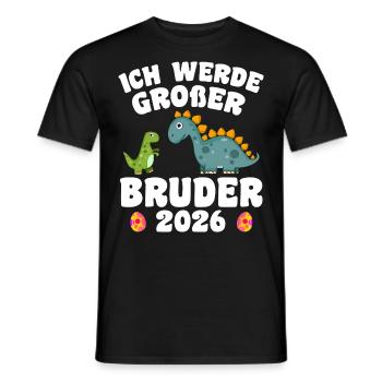 I'm going to be a big brother in 2026 - Men's T-Shirt - black - Front - AI Model Male 178 light (178cm)