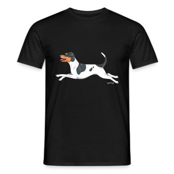 brasilianterrieri4 - Men's T-Shirt - black - Front - AI Model Male 178 light (178cm)