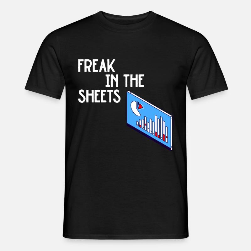 Freak In The Sheets Excel - Men’s T-shirt - black