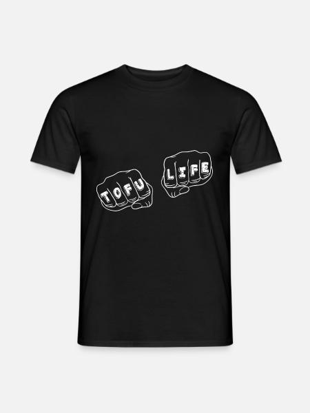 Tofu Life - Männer T-Shirt - Schwarz
