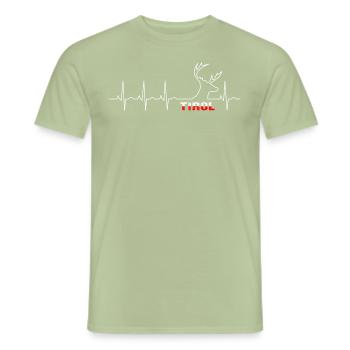 Tyrol - Men's T-Shirt - sage - Front - AI Model Male 178 light (178cm)