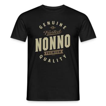 Nonno Genuine - T-shirt homme - noir - Devant - AI Model Male 178 light (178cm)